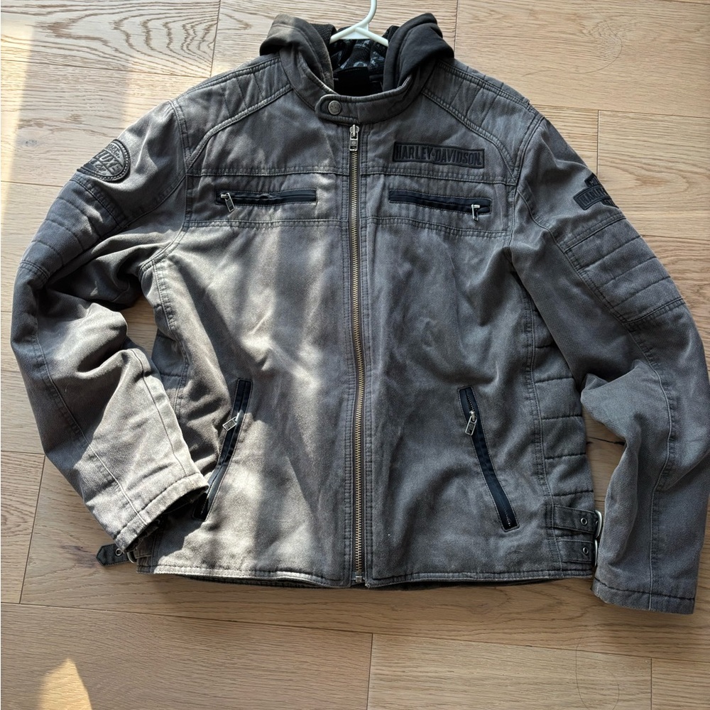Harley-Davidson Charcoal Men's Bomber Jacket